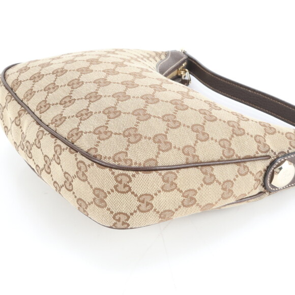 GUCCI Brown Leather Shoulder Bag - Picture 6 of 9